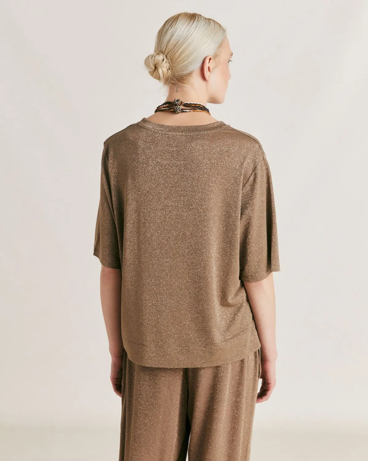 Thirty Iora En Jersey Lurex - Boue