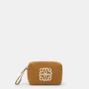 Trousse Maquillage Pira En Toile Avec Broderie - Brandy