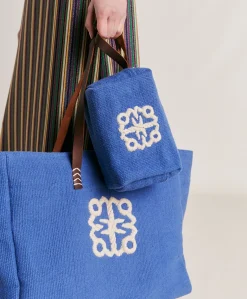 Trousse Maquillage Pira En Toile Avec Broderie - Bluette