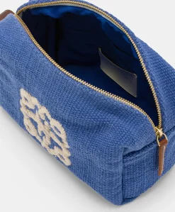 Trousse Maquillage Pira En Toile Avec Broderie - Bluette