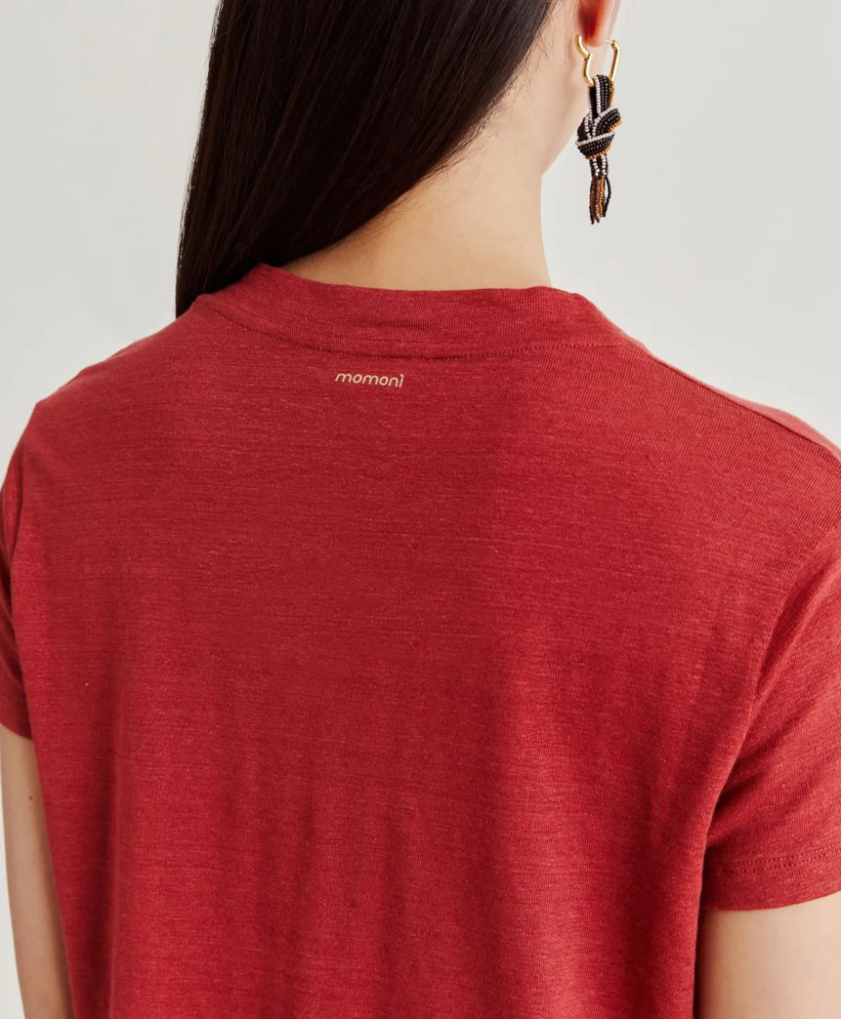 Tshirt Jersey En Lin Lottie - Amarante