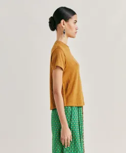 Tshirt Jersey Lin Lottie - Caramel