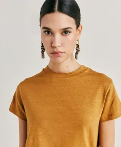 Tshirt Jersey Lin Lottie - Caramel