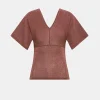Tshirt Jersey Milly Lurex - Terre Cuite