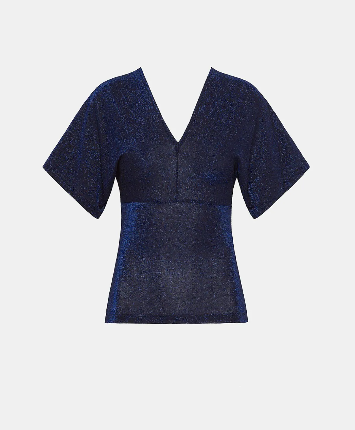 T-Shirt Milly Lurex Jersey - Bleute