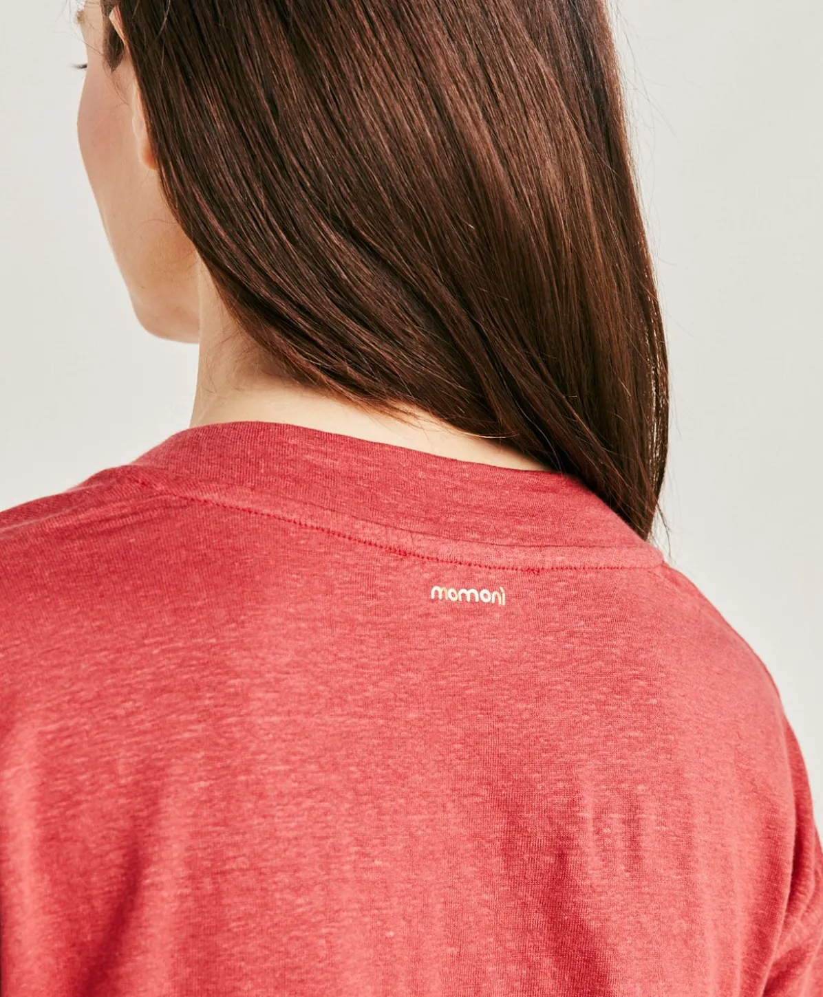 Tshirt Nancy En Jersey De Lin - Amarante