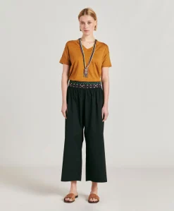T-Shirt Nancy En Jersey Lin - Caramel