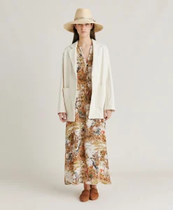 Veste En Coton Teint Mindy - Creme