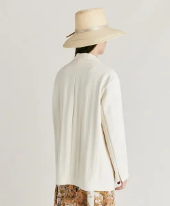 Veste En Coton Teint Mindy - Creme