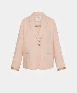 Veste En Lin Epais Emma - Saumon