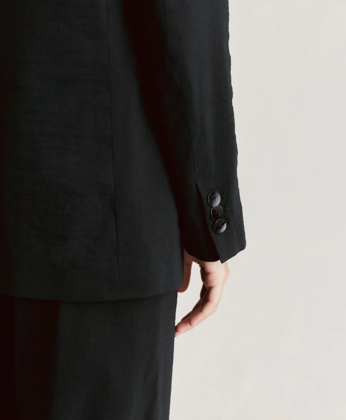 Veste Lunel En Lin Coton - Noir
