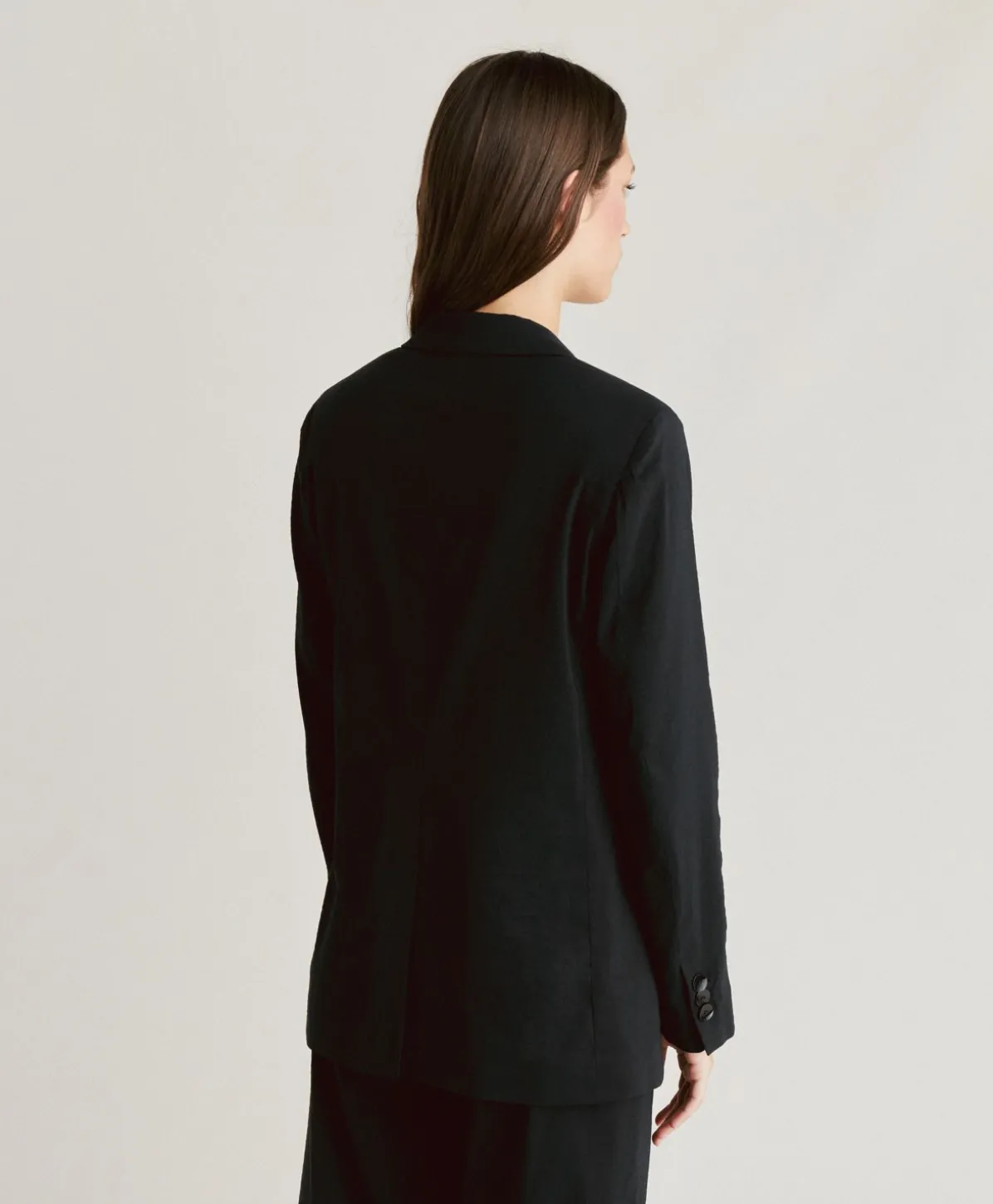 Veste Lunel En Lin Coton - Noir